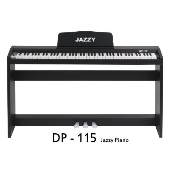 Jazzy 88鍵 熱銷入門款！標準鍵+三踏板 電鋼琴/電子琴 DP115