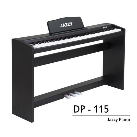Jazzy 88鍵 熱銷入門款！標準鍵+三踏板 電鋼琴/電子琴 DP115
