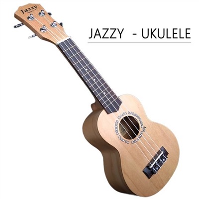 Jazzy - 21 吋 赤楊木烏克麗麗，贈厚棉琴袋+七大全配，原為吉他專用木