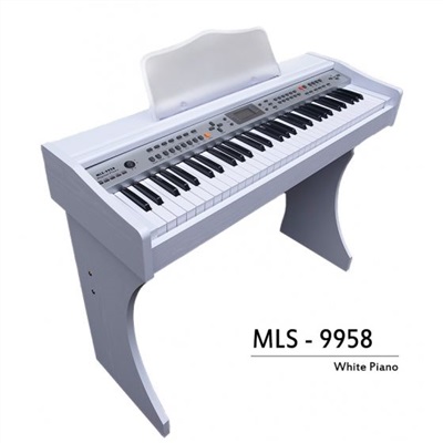 MLS-9958  61鍵  象牙白夢幻款 電鋼琴